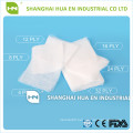 soft and absorbent medical gauze swab with different size